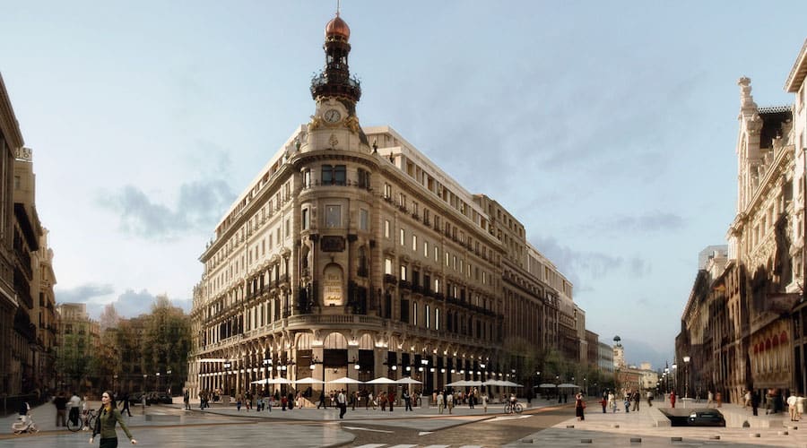 residence centro canalejas madrid rendue 3d